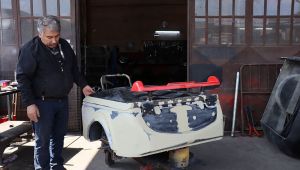 Forklift tamircisinin tasarımları Amerikalı motosikletçileri sıraya soktu