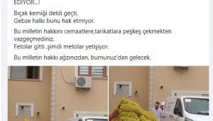 Gebze Belediyesi’nin yardımlarını CHP hazmedemedi!