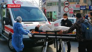 Gebze’de karşıya geçmek isteyen kadına otomobil çarptı