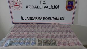 Gebze’de sahte para kuryesi jandarmaya yakalandı