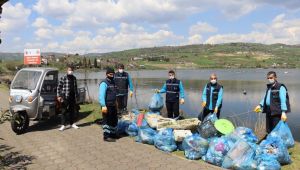 Gölkay Park’ın çöpleri geri dönüşüme kazandırıldı