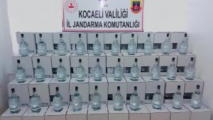 Jandarma operasyonunda 2 bin 500 litre etil alkol ele geçirildi
