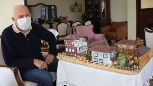 Kurumuş ağaç dallarını sanat eserlerine dönüştürüyor