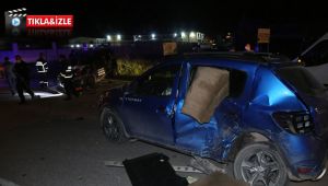 Otomobil ile hafif ticari araç çarpıştı: 4 yaralı