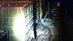 Polis baskınında 3 bin litre kaçak akaryakıt ele geçirildi