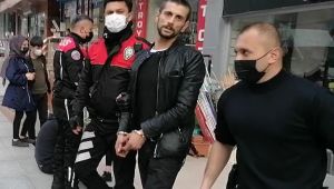 Ruhsatsız tabancayla ateş etti, tehditler savurdu