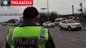 Trafik yoğunluğuna drone’lu denetim