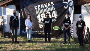 157 yıl önce sürgün edilen Çerkes vatandaşlar anıldı