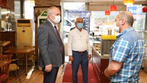 Başkan Aygün Esnafların Daima Yanında