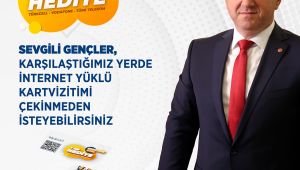 Başkan Bıyık’tan gençlere ücretsiz internet müjdesi