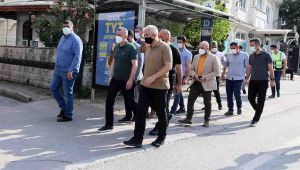 Başkan Büyükakın, ‘’Yürüyüş yolu yıl sonu bitecek’’