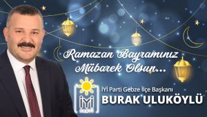 Burak Uluköylü'den Ramazan Bayramı mesajı