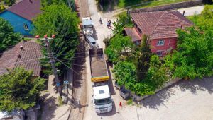 Dilovası Tepecik Köyü'nde üstyapı çalışması