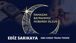 Ediz Sarıkaya'dan Ramazan Bayramı mesajı