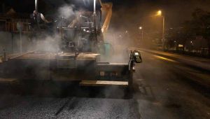 Ekipler gece çalışıyor, trafik aksatılmıyor