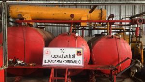 Gebze'de 6 bin litre kaçak akaryakıt ele geçirildi