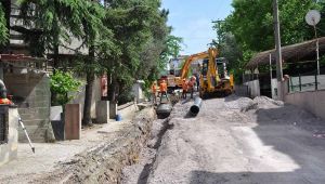 Gölcük İhsaniye’de yağmur suyu altyapısı yapılıyor