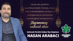 Hasan Arabacı'dan Ramazan Bayramı mesajı