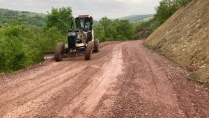 İzmit köy yollarında hummalı çalışma