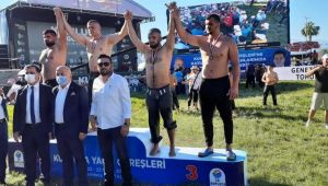 İzmitli güreşçiler Kırkpınar provası yaptı