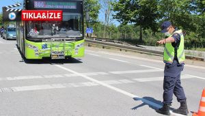 Jandarmadan otobüste sivil denetim