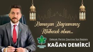 Kağan Demirci'den Ramazan Bayramı mesajı