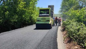 Kandıra, Safalı ve Çalköy arası yol asfaltlanıyor