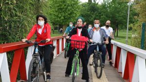 Anne Şehir, temiz çevre ve sağlıklı yaşam için pedal çevirdi
