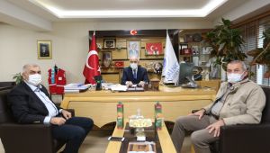 Başkan Aygün’den konuklarına Taşköprü aspir yağı