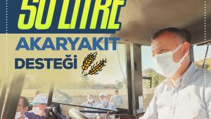 Büyükşehir'den çiftçiye akaryakıt desteği