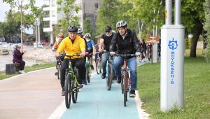 Darıca’da manzara eşliğinde bisiklet turu