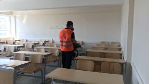 Darıca’da sınav öncesi okullar dezenfekte edildi