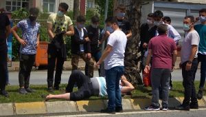 Darıca’da ters yönden giden motosiklet, otomobille çarpıştı