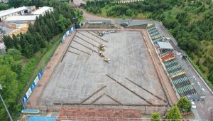 Derince Belediyespor stadı yenileniyor