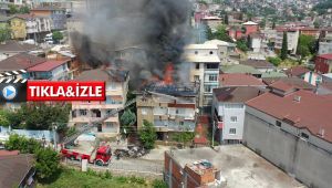 Dilovası'nda 4 bina alevlere teslim oldu