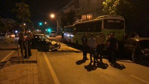 Düğün konvoyundaki otomobil dehşet saçtı!