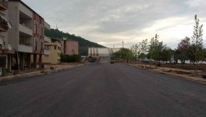 Hereke sahil yolu asfaltlandı