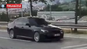 Karısını denetim noktasında bırakıp kaçtı!