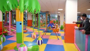 Kartepe çocuk oyun evi çalışmalarında sona gelindi