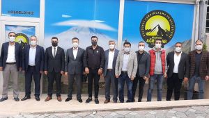 Kaymakam Alkan, Ağrılılar Derneği’ne konuk oldu 