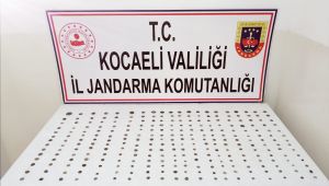 Kocaeli’de Roma dönemine ait 281 adet tarihi sikke ele geçirildi