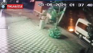 Park halindeyken freni boşalan tır 6 aracı böyle biçti
