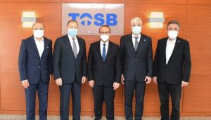 Vali Yavuz TOSB'daki üretimi yerinde gördü!