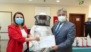  Yeni arı üreticilerine malzeme desteği