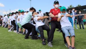 Yeteneklerini sergilemek isteyen 'Spor Şölenine' koştu