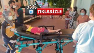 Balkondan düşen çocuğu marketin tentesi kurtardı