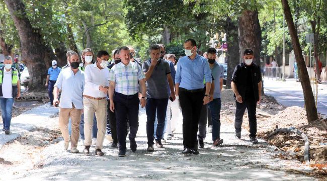Başkan Büyükakın, ‘’Yürüyüş yolu harika olacak’’