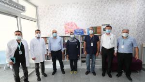 Büyükgöz’den hastalara moral ziyareti