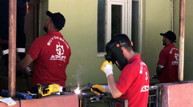 Büyükşehir ‘’A Takımı’’ sorunlara hızır gibi yetişiyor