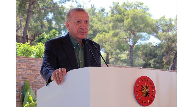 Cumhurbaşkanı Erdoğan sel bölgesinde